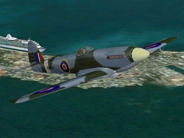 FSX WW2 fighter Spiteful Mk XVI: