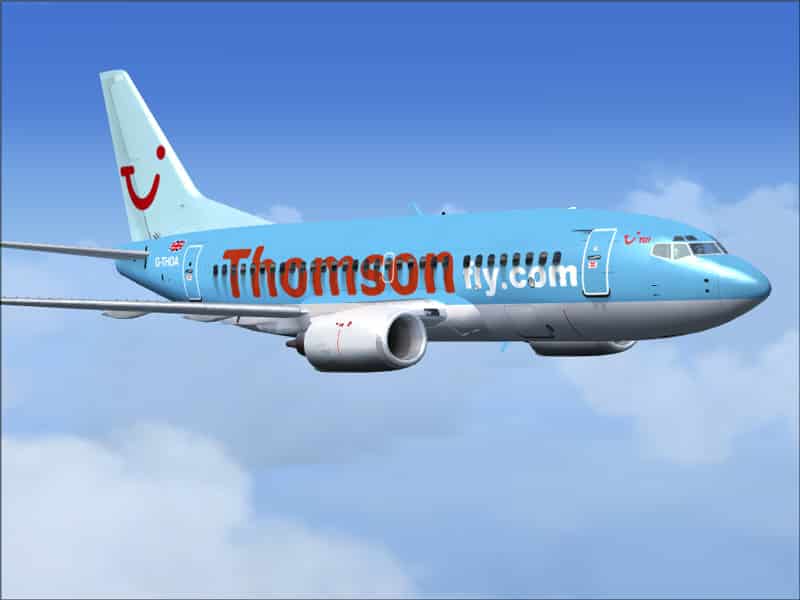 FSX/FS2004 Boeing 737-500 Thomsonfly Textures only