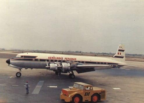 FSX/FS2004 DC-7B Aerolineas Peruanas 1965 Textures