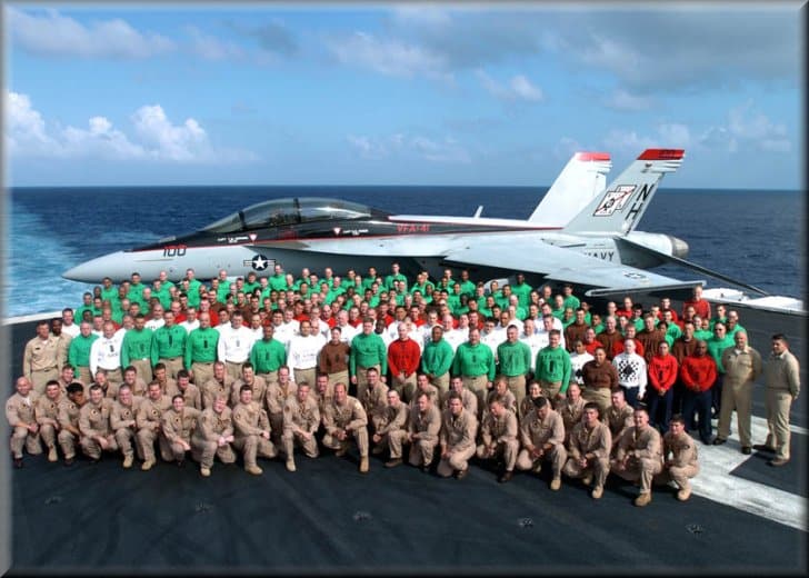 FSX/FS2004 F/A-18F VFA-41 CAG Black Aces textures Only