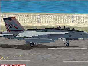 FSX/FS2004 FA/18 Strike Fighter Squadron Superhornets of the USS Enterprise Textures only