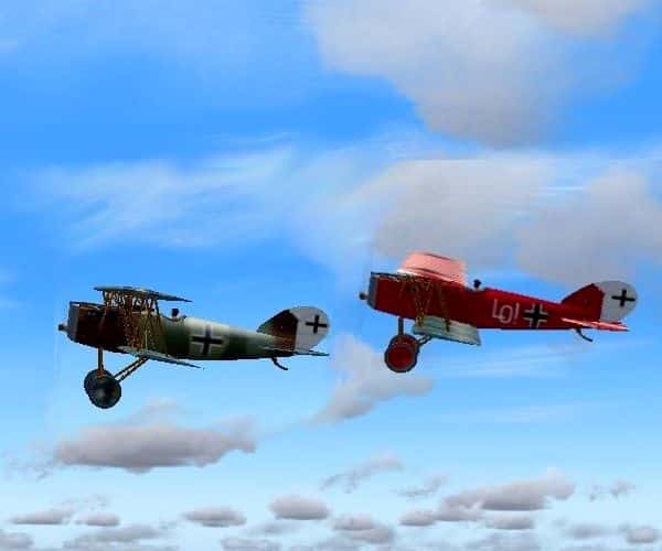 FSX/FS2004/2/CFS2 WW 1 Pfalz D XII.