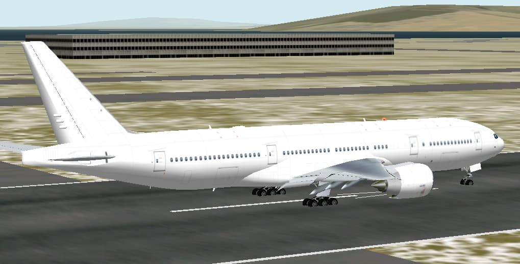 Project Opensky BOEING 777-200ER Paint Kit for FS2000/2