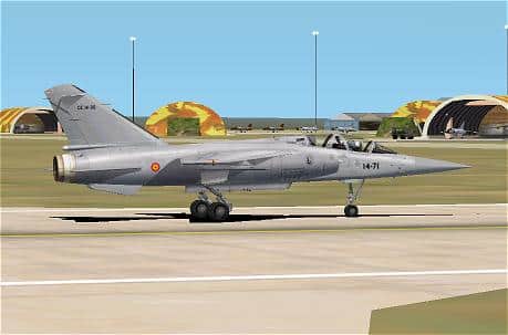FS2002 Repaint Dassault Mirage F1BE Textures – Aircraft No. 14-71 Created