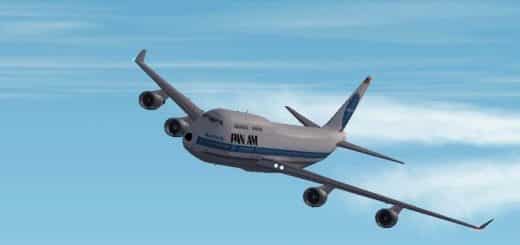 Repaint for the Boeing 747-400 for FS2002 in Pan Am livery
