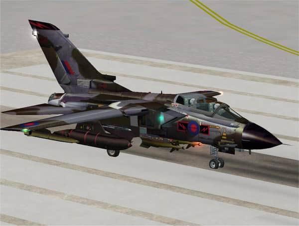 Repaint of a 617 ‘Dambuster’ Sqn Tornado GR1