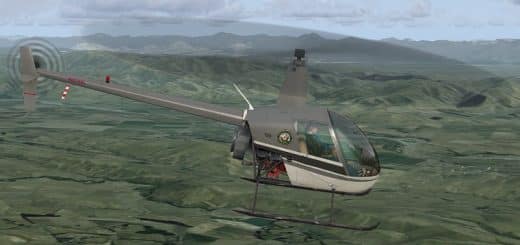 Robinson R22 Fictional Navy Textures