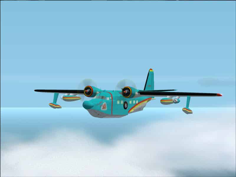 4 repaints of the GMAX FS2002 STD/PRO ALBATROSS HU 16B HAF