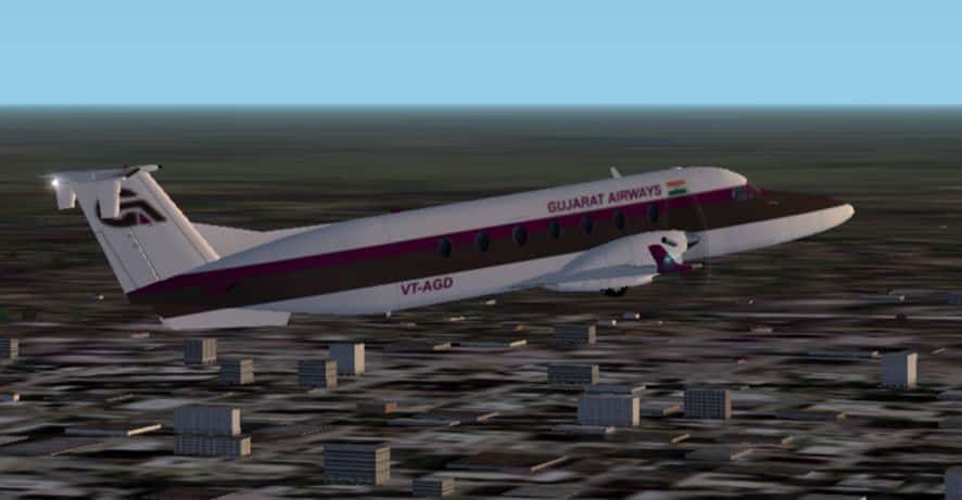 Beech1900D Gujarat Airways India Province Gujarat Textures