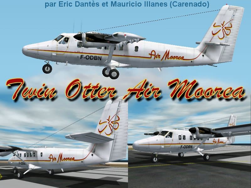 C-6 , Twin Otter , Air Moorea
