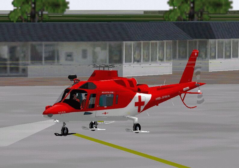 FS 2000/2002 Panel Agusta A109K 2 REGA Twin Engine Helicopter Panel for Agusta A109