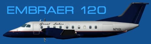 FS2002 AI Embraer EMB-120 Brasilia Great Lakes Aviation