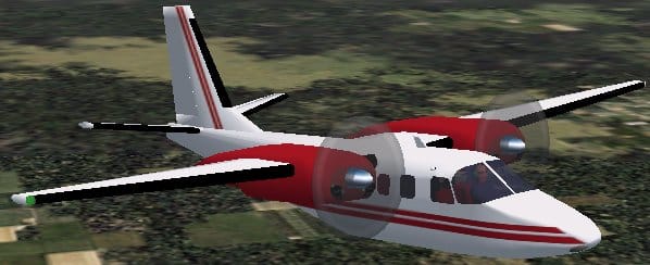 FS2002 Aero Commander 500S