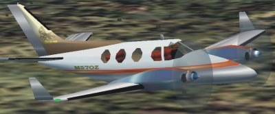 FS2002 Beachcraft Duke 60