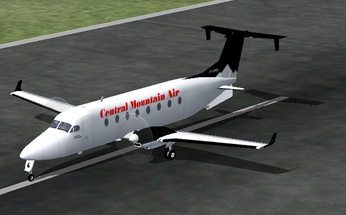 FS2002 Beechcraft 1900D Central Mountain Air