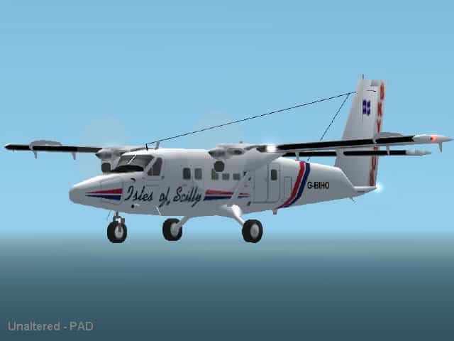 FS2002 DeHavilland DHC6 Twin Otter Isles of Scilly Skybus