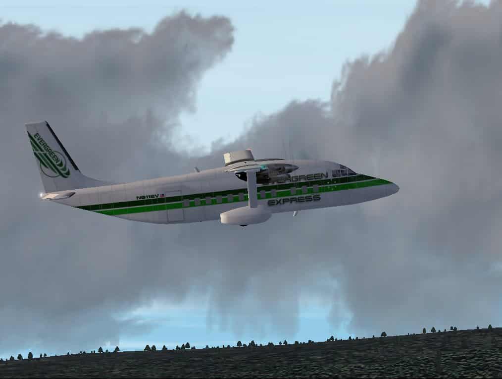 FS2002 EVERGREEN EXPRESS SHORTS 360