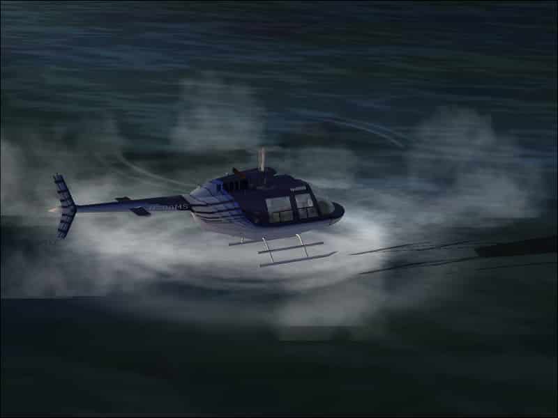 FS2002 Enhanced rotor-wash effect