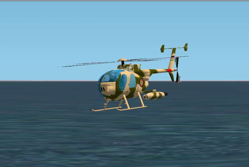 FS2002 Hughes 500MD/TOW Kenyan Airforce