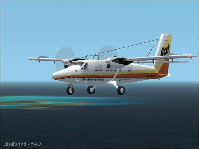 FS2002 PRO DHC6-300 Twin Otter Leeward Islands Air Transport LIAT