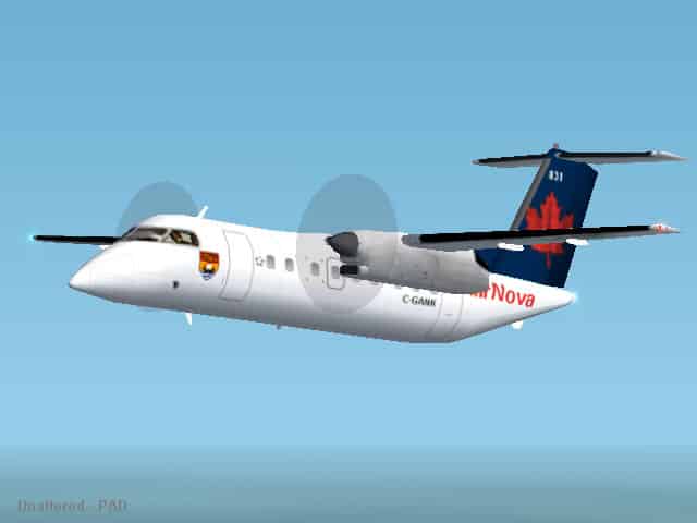 FS2002 PRO Dehavilland DASH8-102 airNova