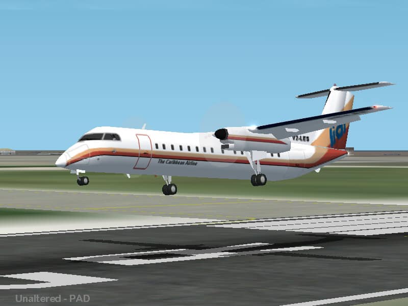 FS2002 PRO Dehavilland DASH8-311 Leeward Islands Air Transport LIAT