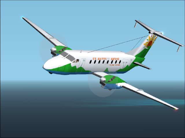 FS2002 PRO Raytheon-Beechcraft B1900C Nevis Express
