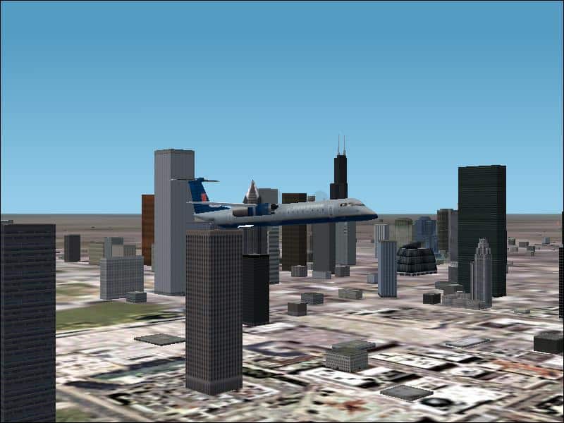 FS2002 PRO United Express Dash 8-400