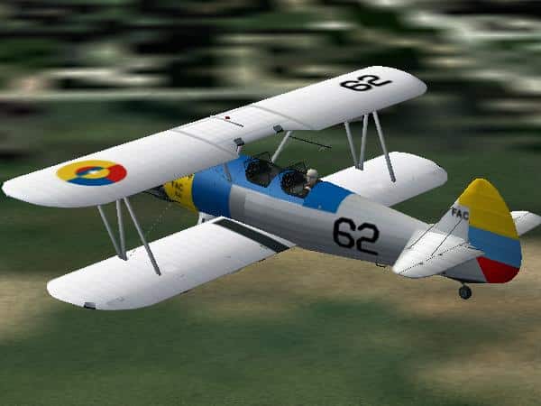 FS2002 – PT-17 Kaydet The Colombian Air Force