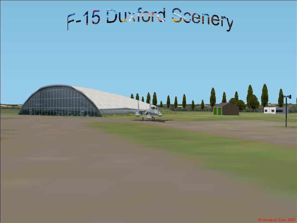 FS2004/ 2002 Duxford Stratic F-15 Display