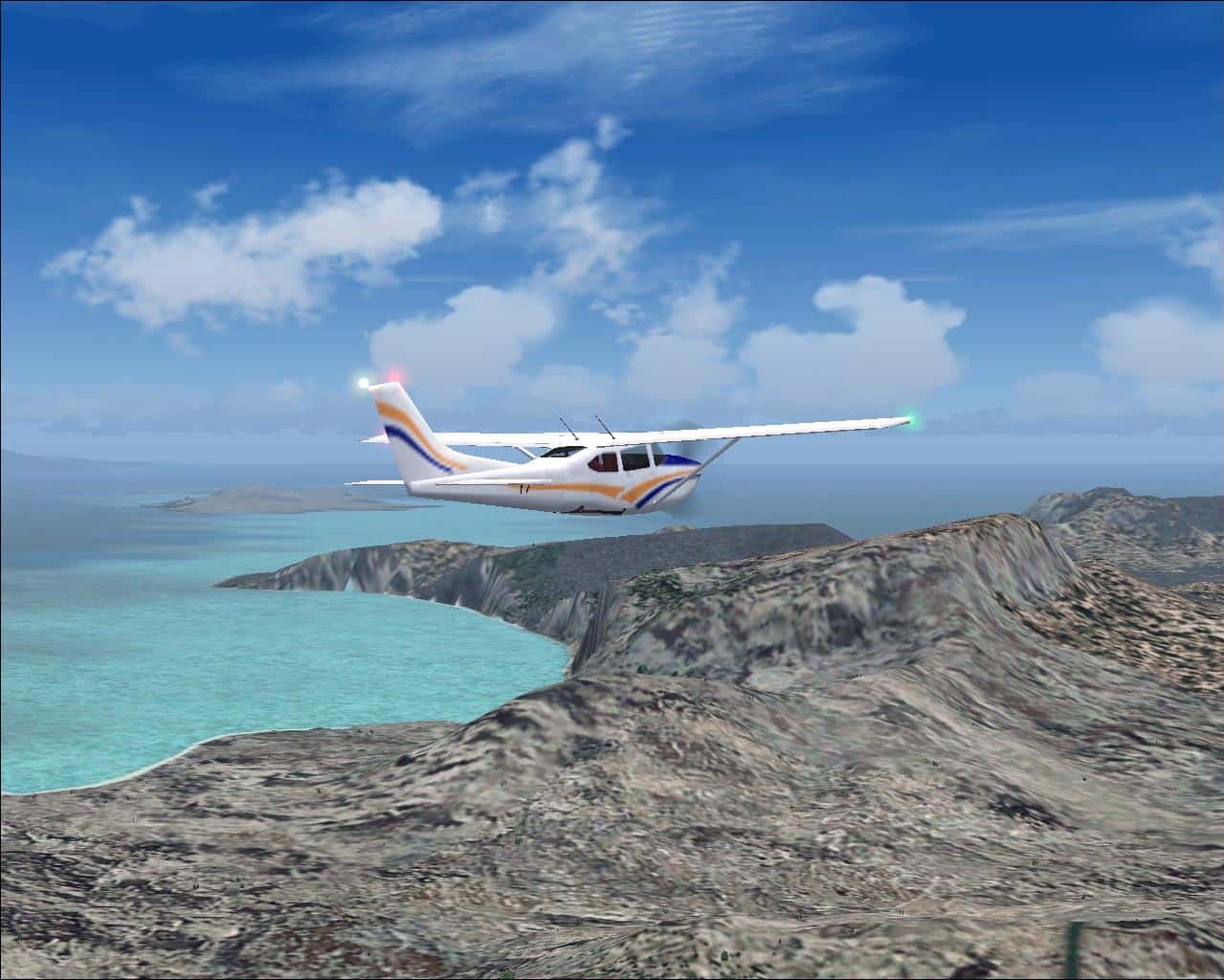 FS2004 Cabo Verde Islands SRTM scenery mesh