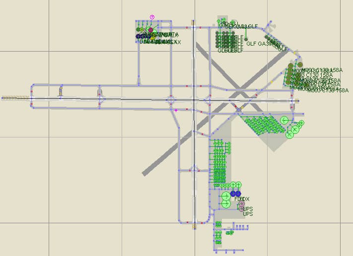 FS2004 Enhanced Scenery (Afcad 2.21 file) for Savannah Hilton Head International Airport (KSAV)
