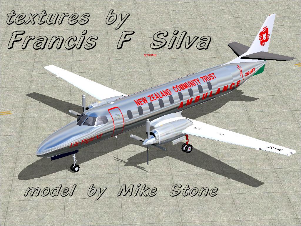 FS2004 Fairchild SA 227AC Metro III New Zealand Community Trust Ambulance – Alternative Livery