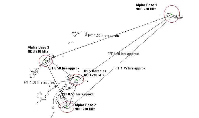 FS2004 ‘Ice Station Alpha’ Antarctic Bases set scenery
