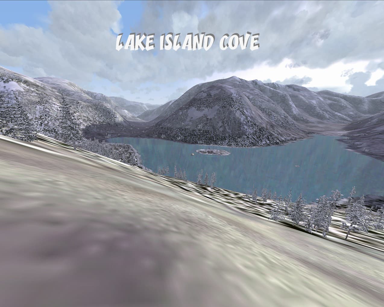 FS2004 Lake Island Cove Scenery