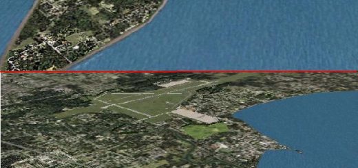 FS2004 Lake St. Clair, Michigan Coast Line and Land Class