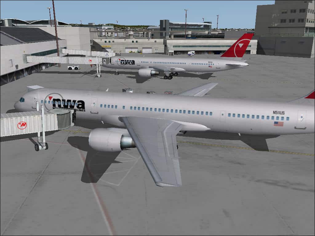 FS2004 Northwest Airlines AI Traffic v1.0