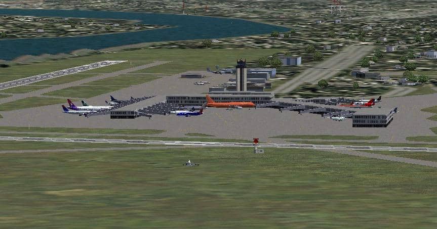 FS2004 Portland International Airport, Oregon