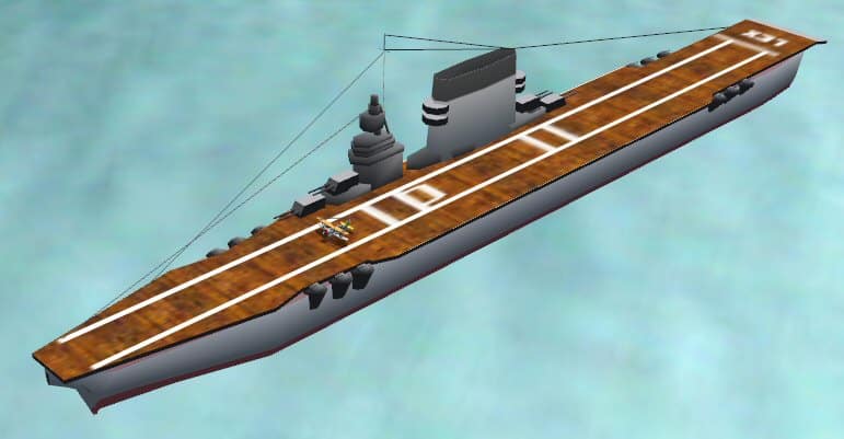 FS2004 Pre War USS Lexington Carrier.(CV-2)