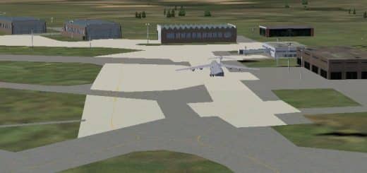 FS2004 Scenery for historic RAF Mildenhall in the United Kingdom