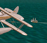 FS2004 updated water effects for AI Ships