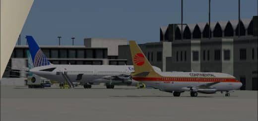 FS2004/2002 Continental Airlines plus AI traffic Version 5 Update