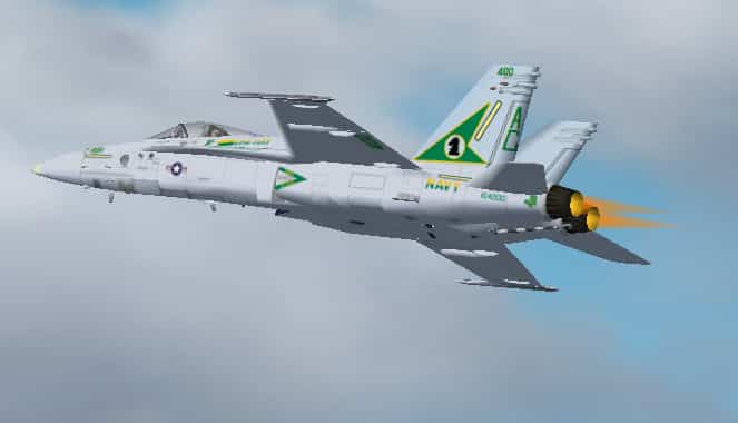 FS2004/2002 McDonnell Douglas F/A-18C Hornet. VFA-105 Gunslingers Squadron