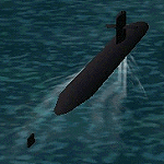 Los Angeles class attack submarine player-“flyable” vehicle