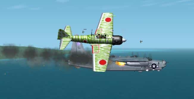 Mitsubishi A6M3 “Hamp” fighter for FS2002 version 1.0