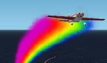 New Psychedelic smoke for the Extra 300s in Flight Simulator 2002