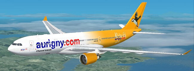 Airbus A320 Aurigny textures