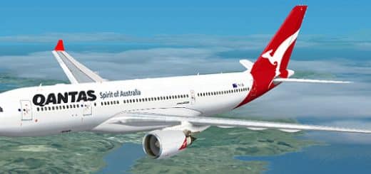 Airbus A330 Qantas textures