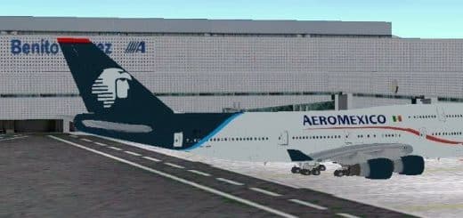 Boeing 747-400 Aeromexico Textures