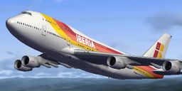 Boeing 747-400 Iberia Textures